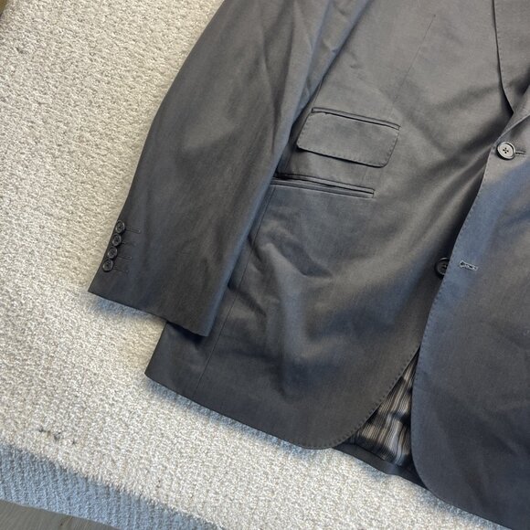 Jack Victor Collection Zack CT Sport Coat Jacket Men's 40R Wool Grey Super 120's - Picture 3 of 12
